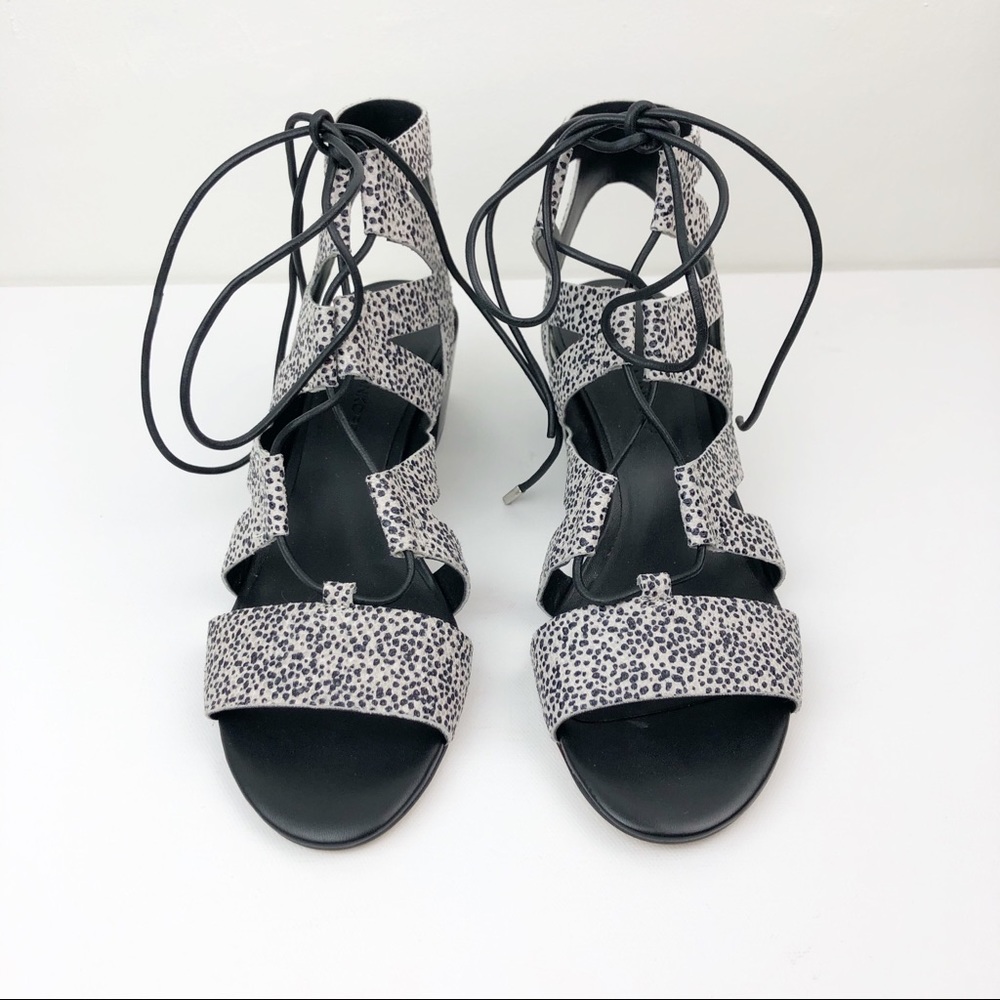 NWOT REBECCA MINKOFF 8 black block heel sandals